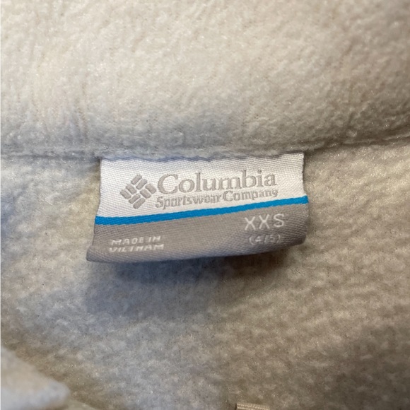 Columbia toddler cream zip up sweater - Picture 3 of 3